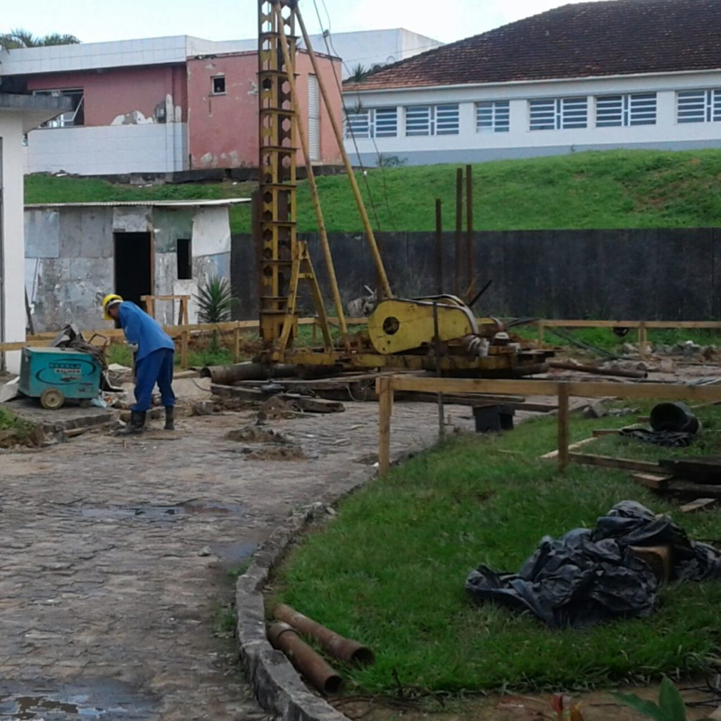 Construção do novo bunker - Radioterapia