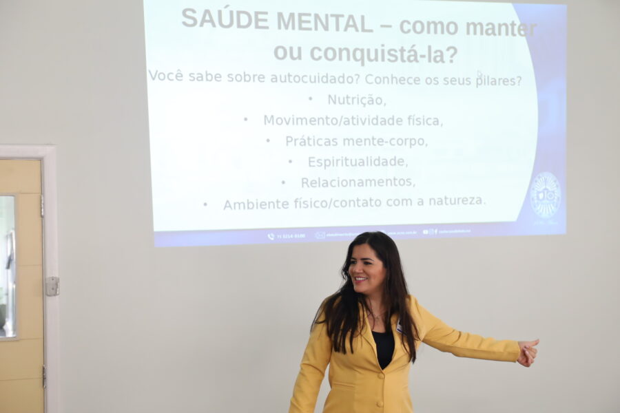 Palestra de Eneila Cerqueira, Gerente de Gestão de Pessoas