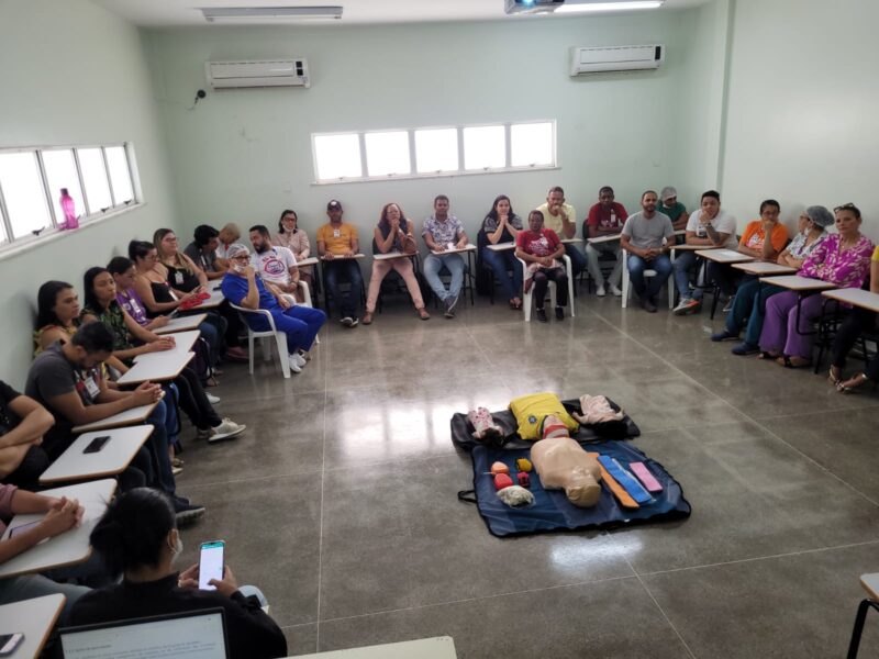 Aula téorica (Hospital Manoel Novaes)